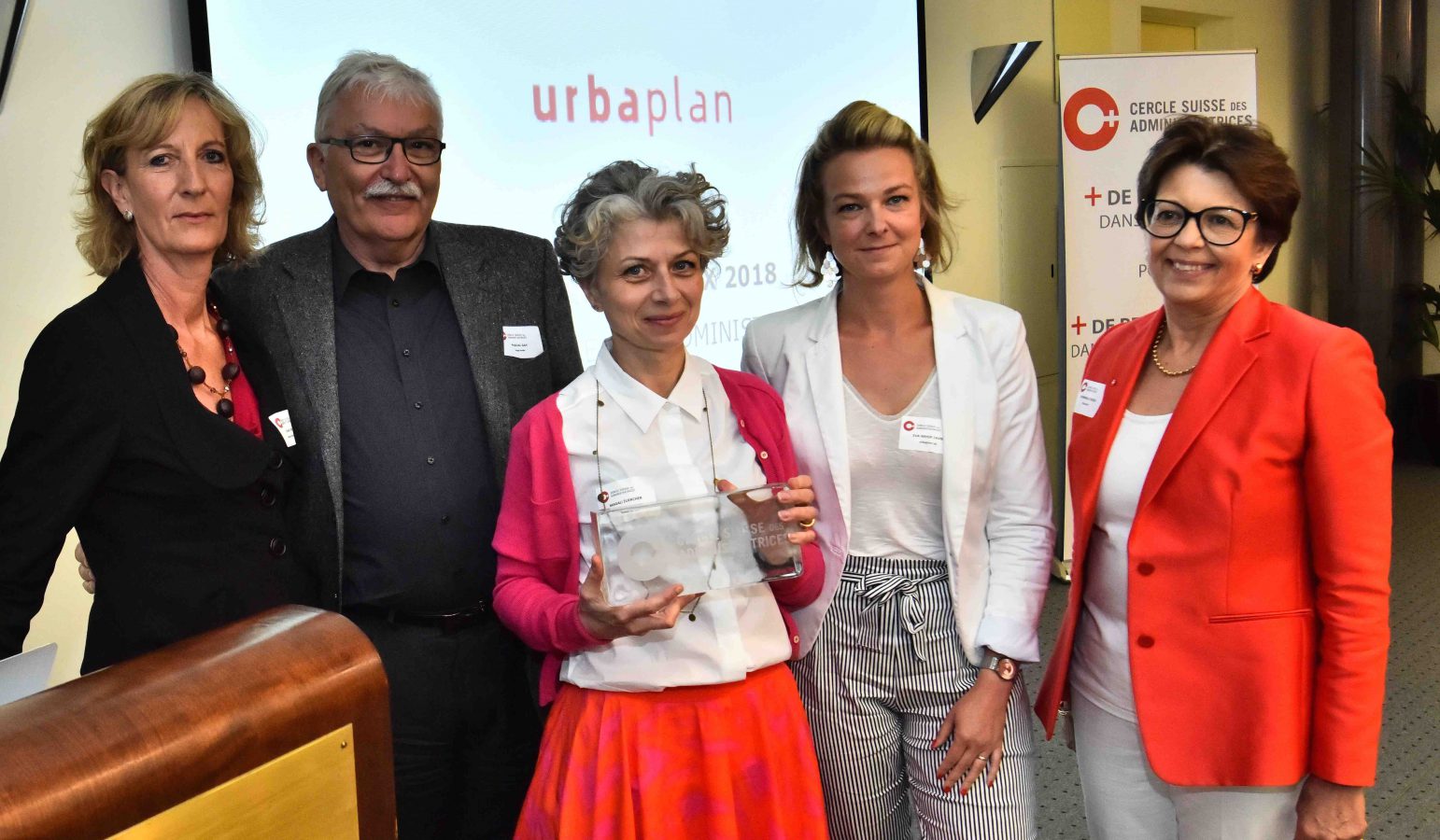 La société urbaplan remporte le prix du Cercle Suisse des Administratrices
