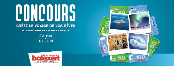 Balexert vous offre le voyage de vos rêves!