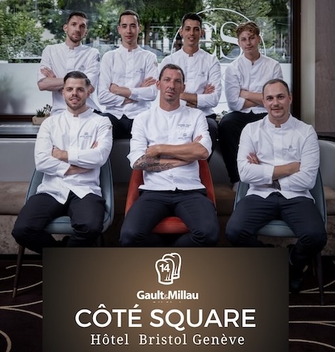 Le restaurant Côté Square du Bristol Genève grimpe d’un cran au Gault&Millau 2026