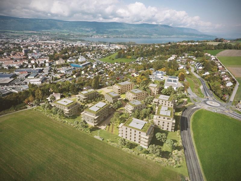 GEFISWISS démarre la construction du quartier durable Longemale à Pomy 