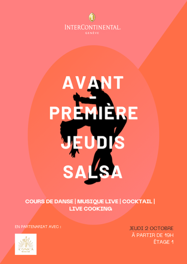 L’InterContinental Genève lance les Jeudis Salsa : une nouvelle expérience hivernale festive et immersive