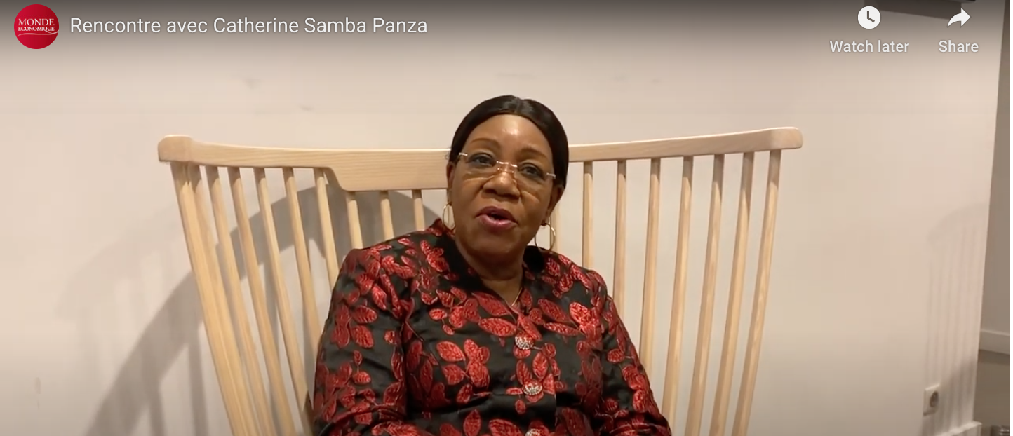 Rencontre avec Catherine Samba Panza. Par Thierry Dime