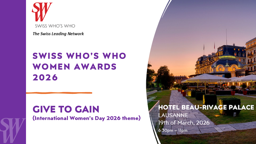 Excellence, audace et leadership : le Swiss Who’s Who Women Award 2026 célèbre les femmes qui inspirent la Suisse
